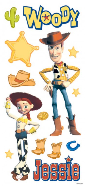 Sandylion - Disney - Toy Story - Woody and Jessie Sticker Sheet
