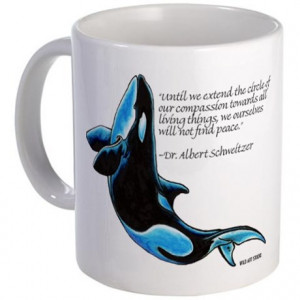 Art Gifts > Art Coffee Mugs > Orca Killer Whale Art Quote Mug