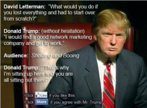 For the record, this Donald Trump MLM Quote is not True