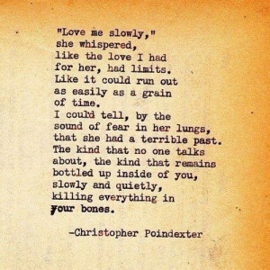 Christopher Poindexter/Poetry