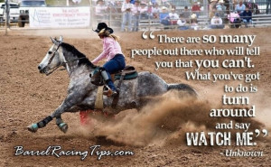 Barrel racer quotes