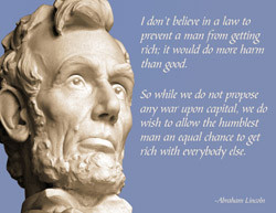 Lincoln quote on capitalism
