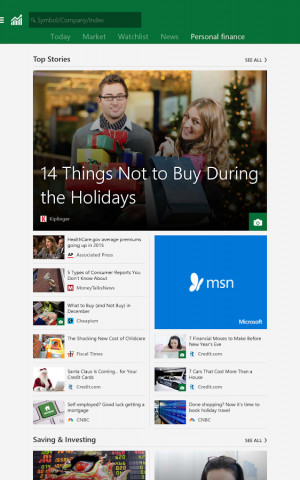 MSN Money- Stock Quotes & News- screenshot