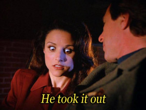 Elaine Benes #Seinfeld http://seinfeldtv.tumblr.com/