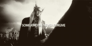 ... Thranduil is being made to seem as Thingol. For starters, Thranduil is