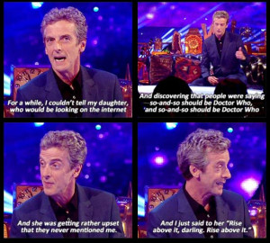 ... started falling in love with him # peter # capaldi # doctor # who