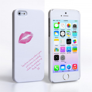 ... iPhone 5 / 5S Cases / Caseflex iPhone 5 / 5S Marilyn Monroe Quote Hard