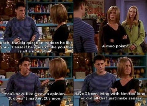 Favourite Quote from Friends – Joey Tribbiani: ‘How you Doin’