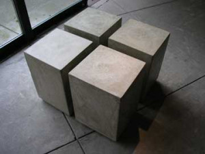Square Concrete Seats