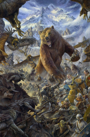 The Battle Under The Mountain Picture (2d, fantasy, battle, tolkien ...