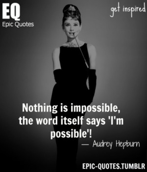 Audrey Hepburn Audrey Hepburn Quote