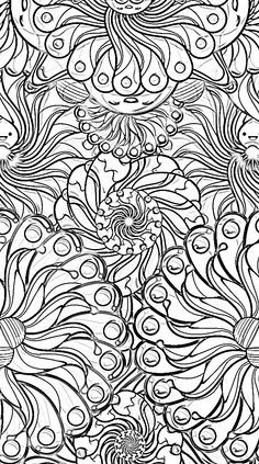 Awesome Coloring Pages for Adults Flowers