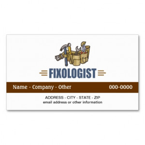 Funny Handyman Business Card