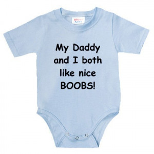 Baby onesies with clever slogans