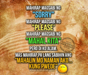 you have your own favorite Tagalog Frustrated Love Quotes and Sayings ...