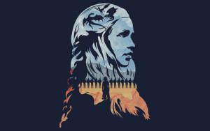 Mother of Dragons Silhouette T-Shirt