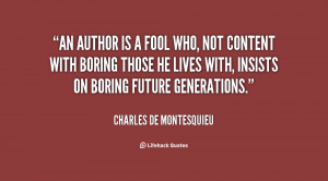 Charles De Montesquieu Quotes