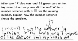 Shaming a Second Grader for Failing to Show their Work