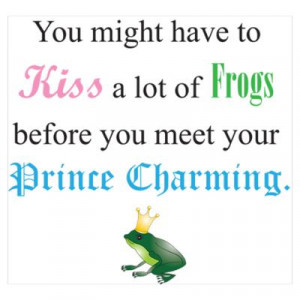 CafePress > Wall Art > Posters > Kiss Frog Prince Poster