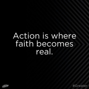 Faith and action...
