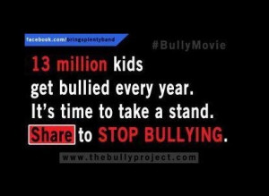 Stop Bullying!!!Bullying Quotes For Kids, Horrible Things, Hate ...