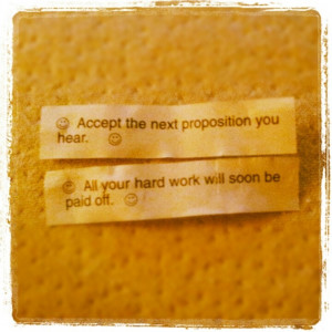 Fortune Cookie Quotes :-)