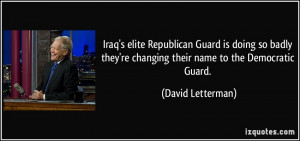 Iraq's elite Republican Guard is doing so badly they're changing their ...