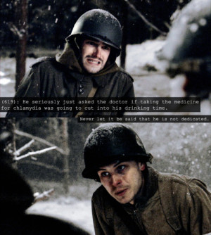 Quotes About Brotherhood In War http://www.tumblr.com/tagged/guarnere