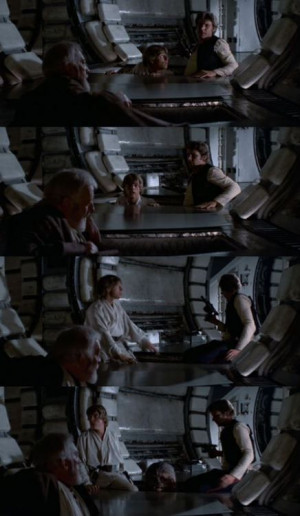 Han Solo: I don’t know what we’re gonna do now. Even if I could ...