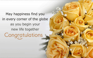 ... Of The Globe As You Begin Your New Life Together Congratulations