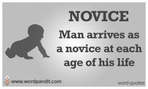 word origin for novice h3 the word novice came into english through ...