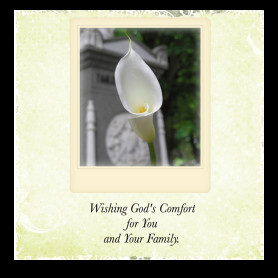 Wishing God’s comfort for you and your family.”