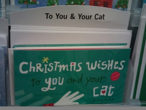 blameitonthevoices.comForever alone Christmas card