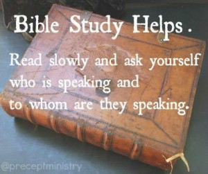 Bible study helps