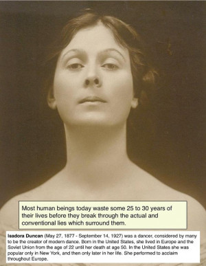 Isadora Duncan #quote