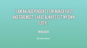 am an independent film-maker first and foremost. I have always cut ...