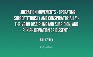Liberation movements - operating surreptitiously and conspiratorially ...