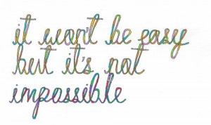 It won't be easy, but it's not impossible.