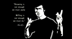Useful quotes from Bruce Lee.