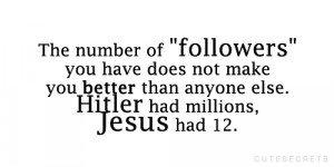 How many followers do you need?