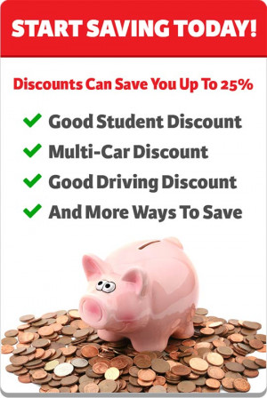 You could save an average of $ 573.43 per year* on Auto Insurance.