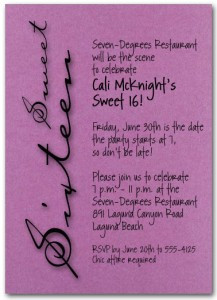 ... Download Birthday Invitation Ideas Sayings Wording For Sweet 16 Party