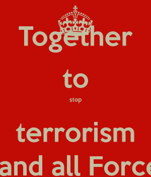 Stop Terrorism Poster Voted for this poster yet.