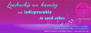 Bands of American Drum Major Institute Leadership Quote Series