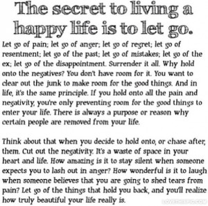 Secret To Happy Life