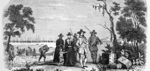 John Winthrop arrives in Massachusetts