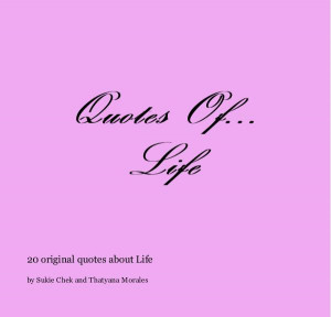 Click to preview Quotes Of... Life photo book