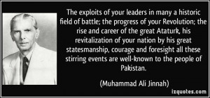 The exploits of your leaders in many a historic field of battle; the ...