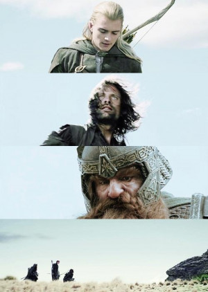 Lord of the Rings Aragorn Legolas Gimli
