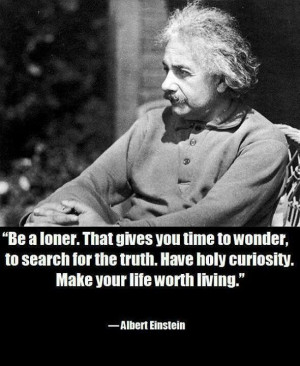 Einstein holy curiosity